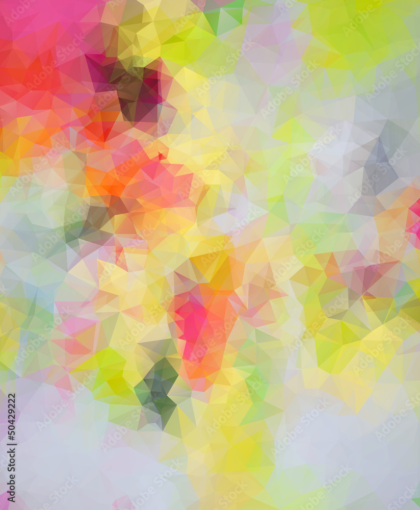 Obraz Tryptyk Abstract triangle background