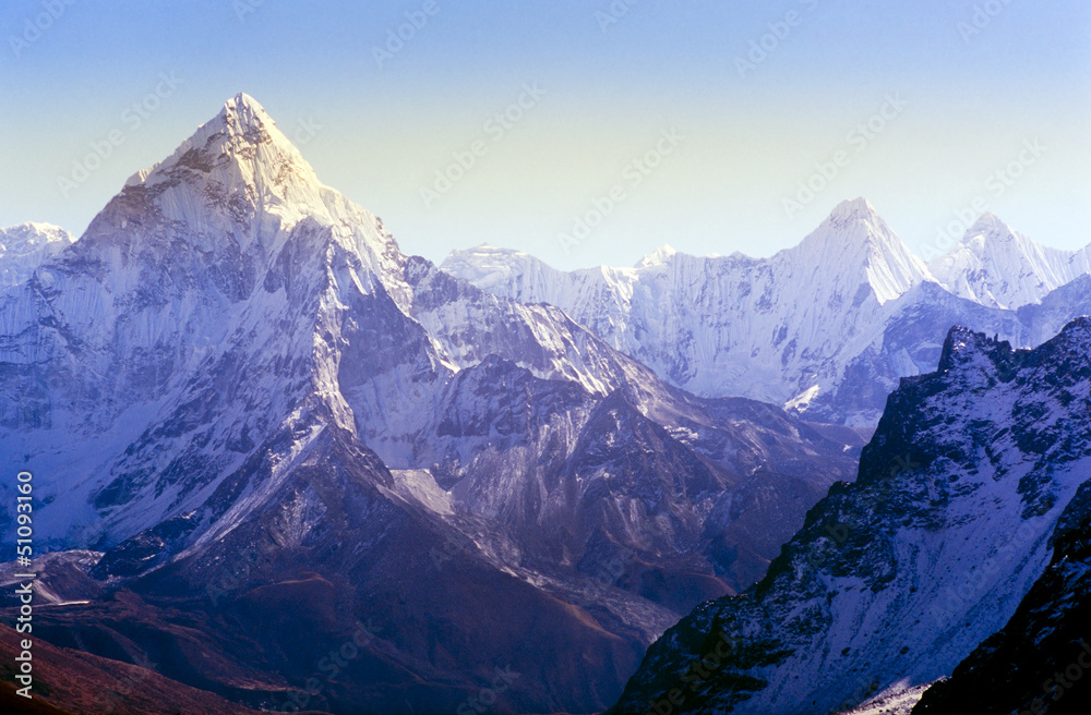 Obraz Pentaptyk Himalaya Mountains