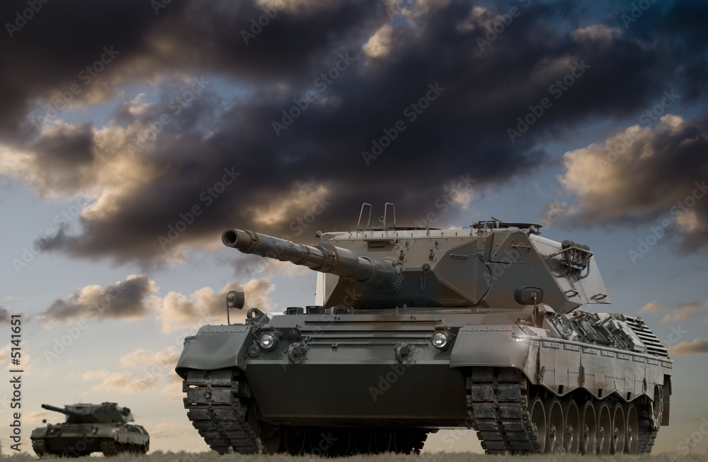 Fototapeta Tank Battle