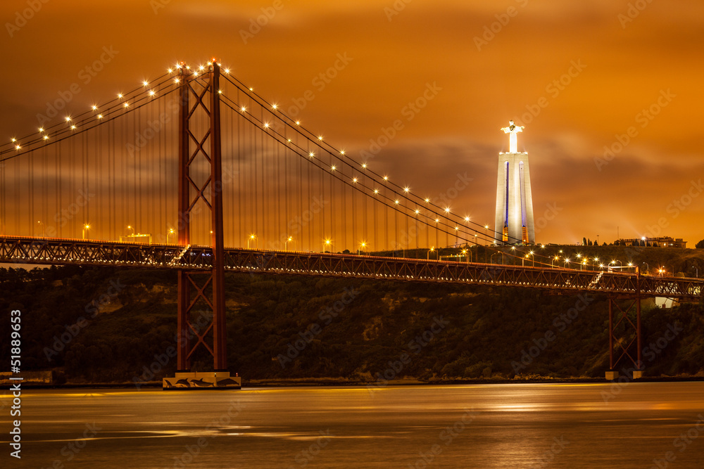 Obraz na płótnie 25 de Abril bridge over Tagus