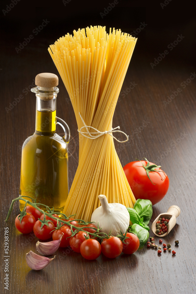Fototapeta pasta with fresh vegetables