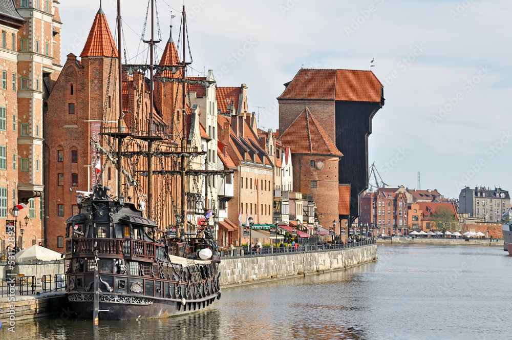 Obraz na płótnie Old town of Gdansk