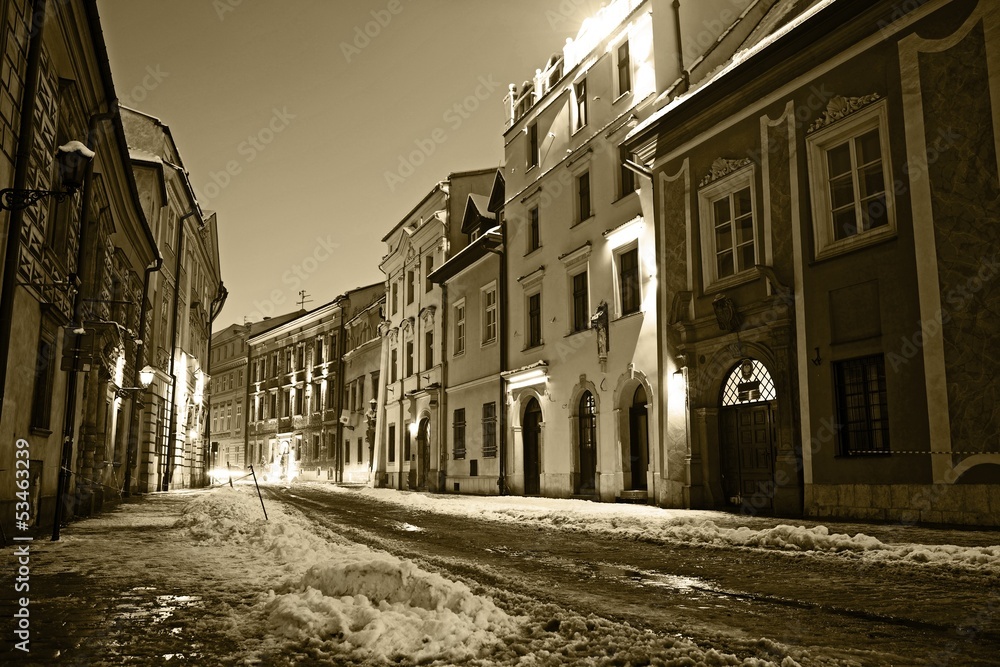 Obraz Kwadryptyk Krakow Old Town