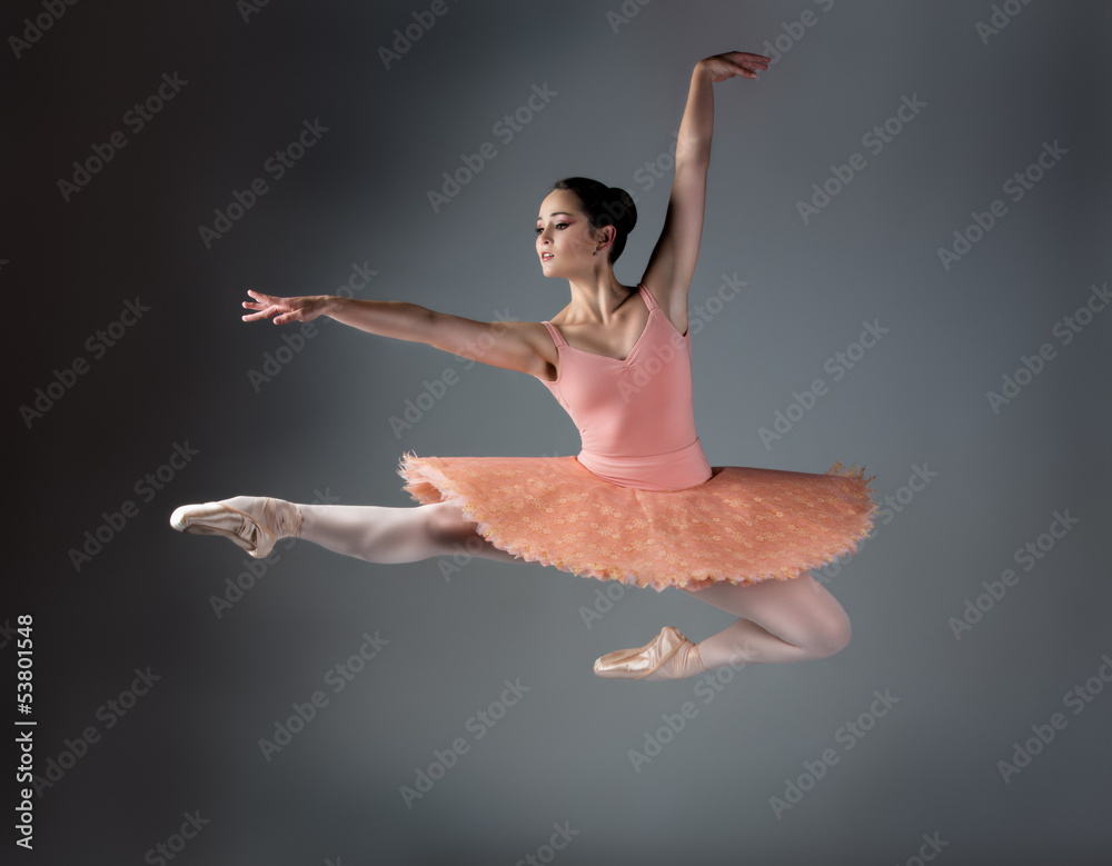 Fototapeta Female ballet dancer