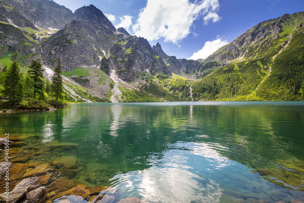 Fototapeta Beautiful scenery of Tatra