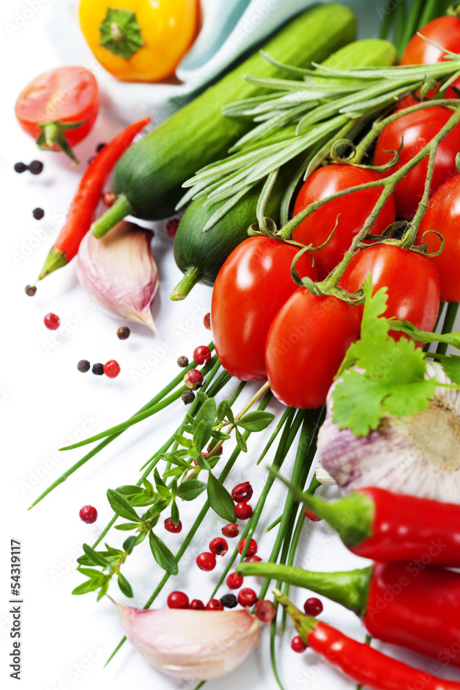 Fototapeta fresh vegetables