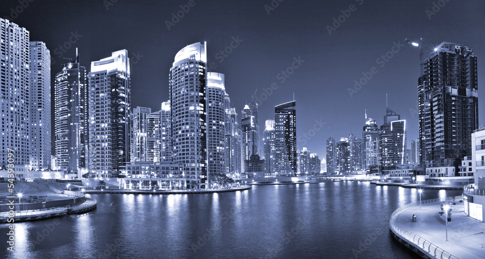 Obraz Dyptyk DUBAI, UAE - OCTOBER 23: View