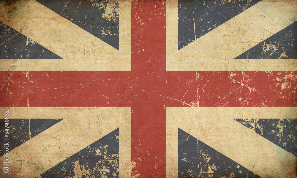 Obraz Kwadryptyk Union Jack 1606–1801 (The K
