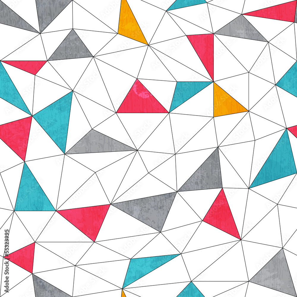 Fototapeta abstract color triangle