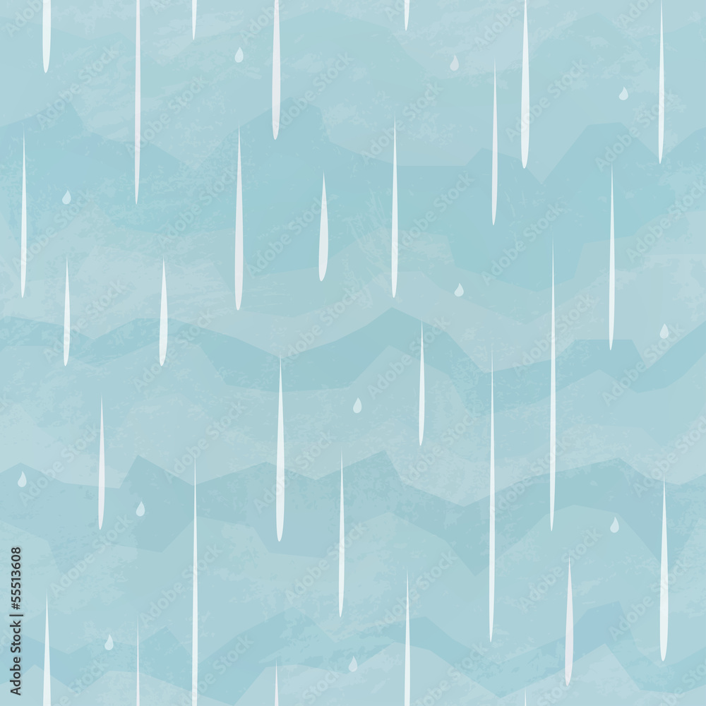Tapeta rain seamless pattern