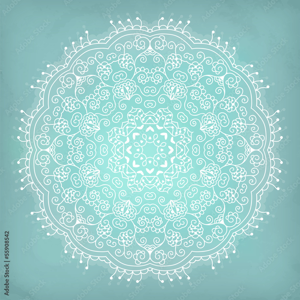 Obraz Pentaptyk Arabesque. Mandala. Lace