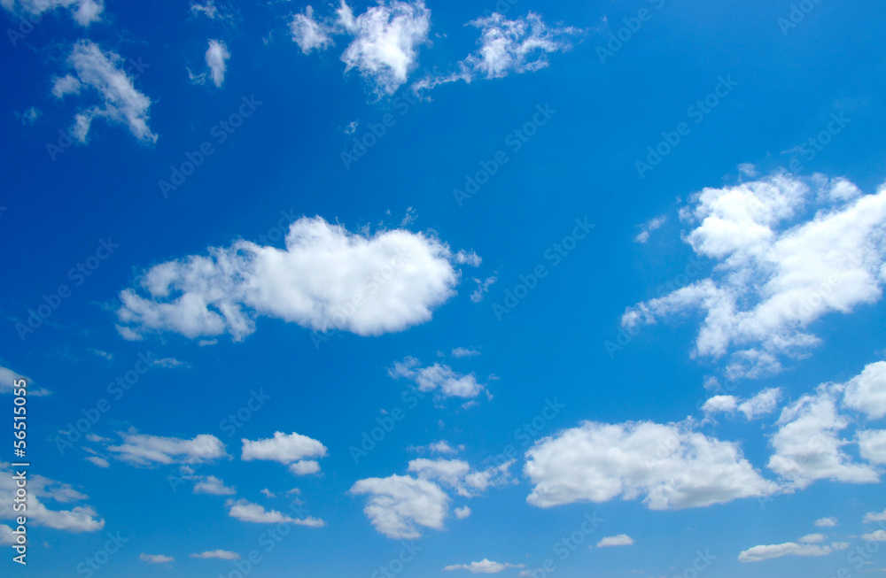 Obraz Tryptyk white clouds