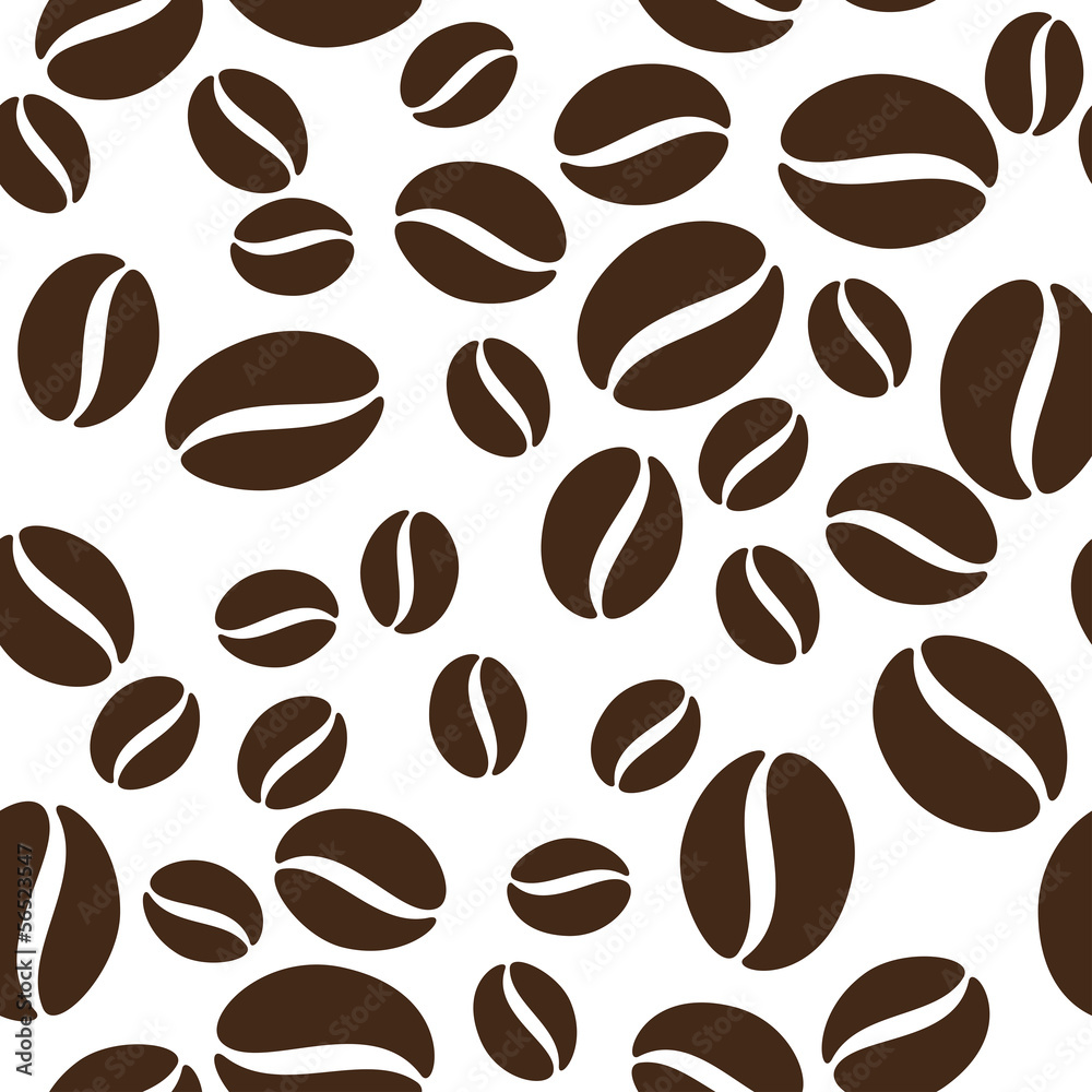 Tapeta Coffee beans pattern