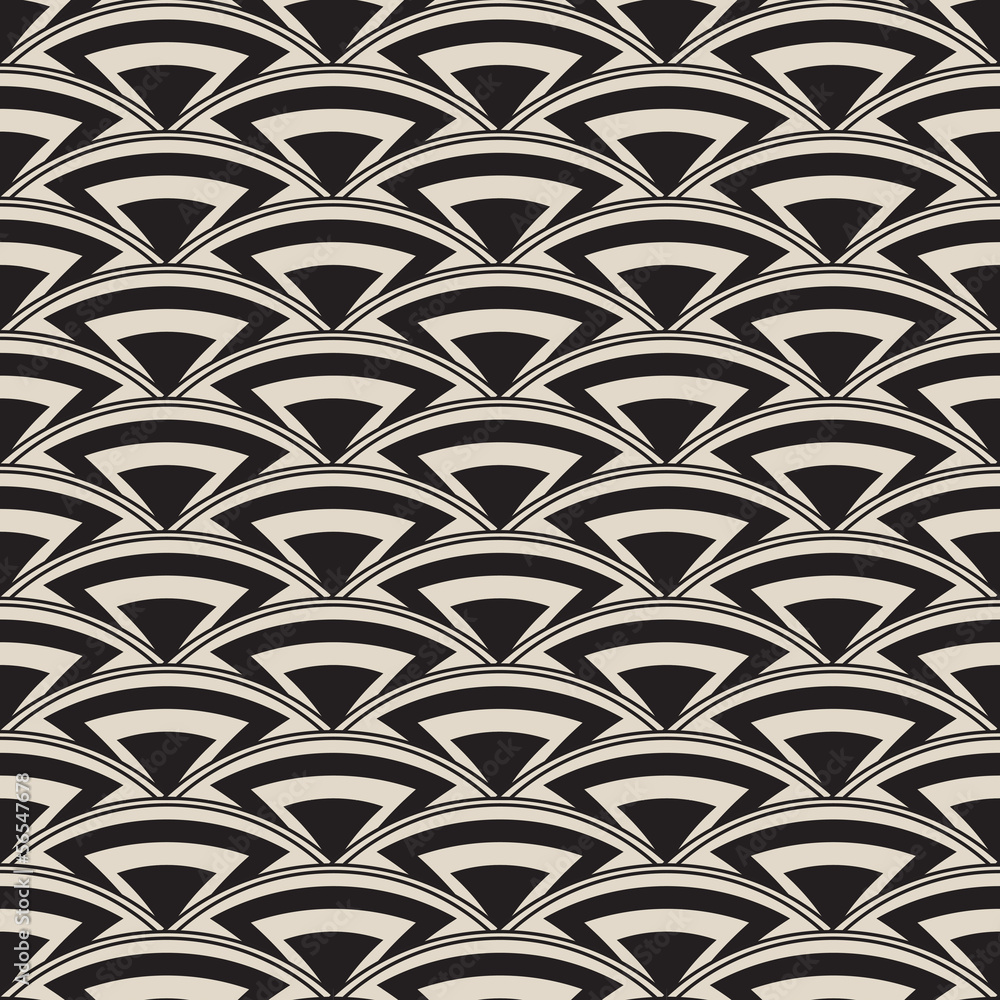 Obraz Kwadryptyk Retro antique seamless pattern