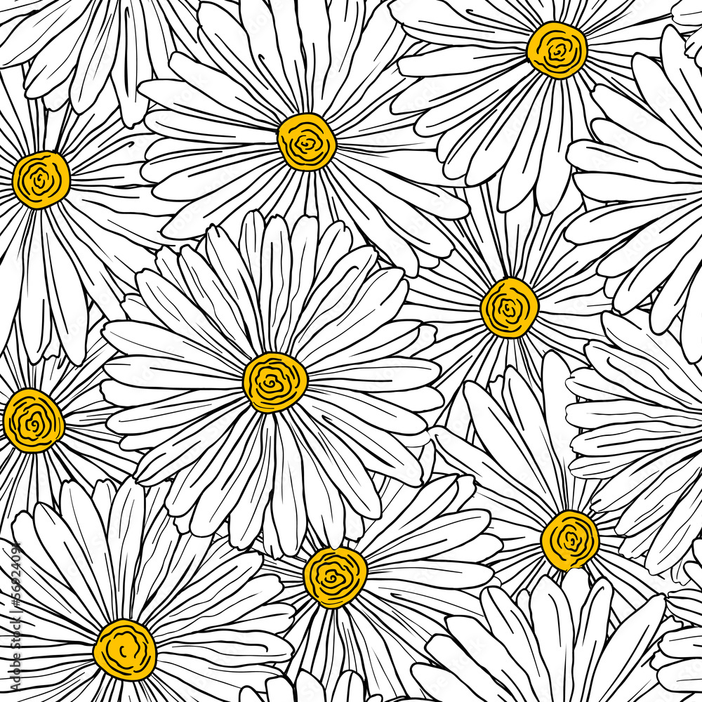 Tapeta Seamless floral background