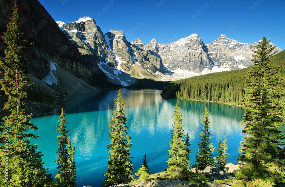 Obraz na płótnie Lake Moraine, Banff national