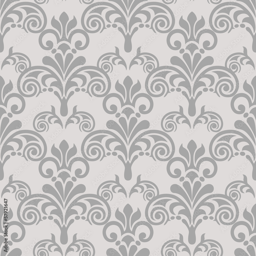 Obraz Tryptyk Seamless vintage pattern in