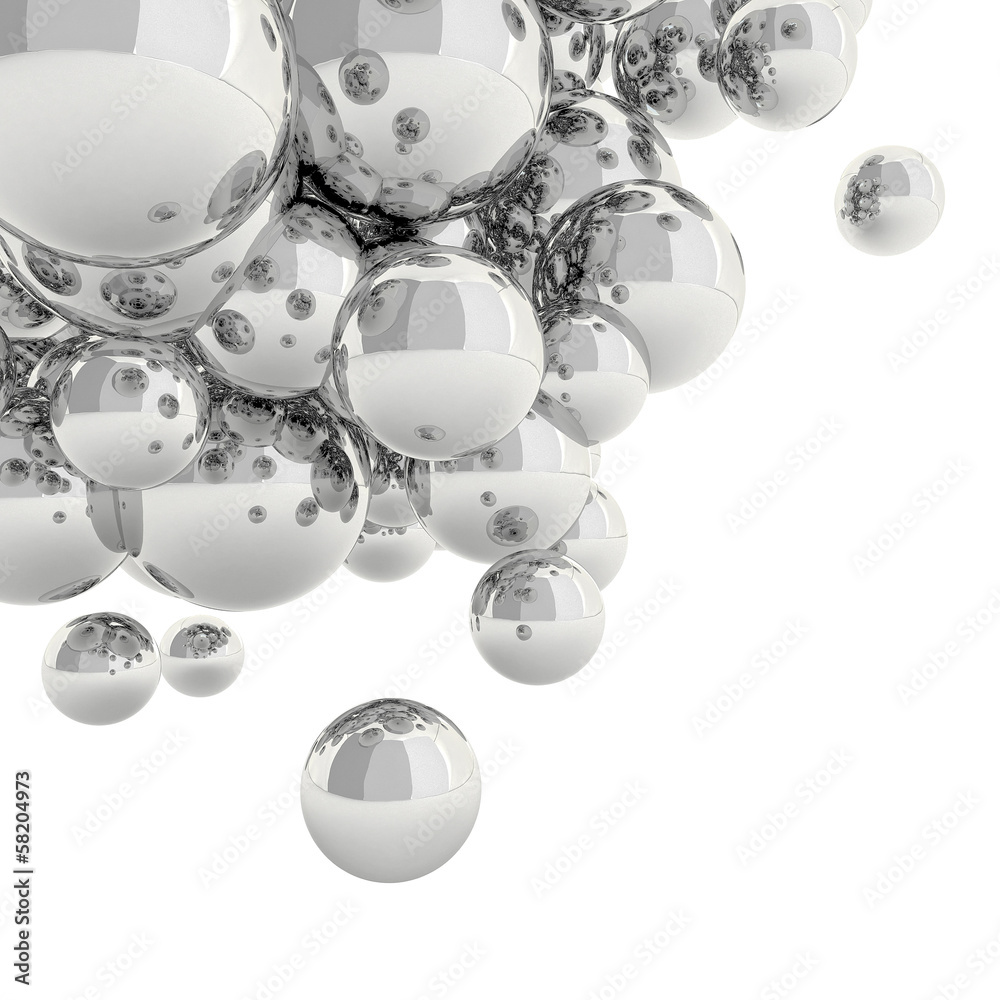 Fototapeta 3d Abstract Spheres