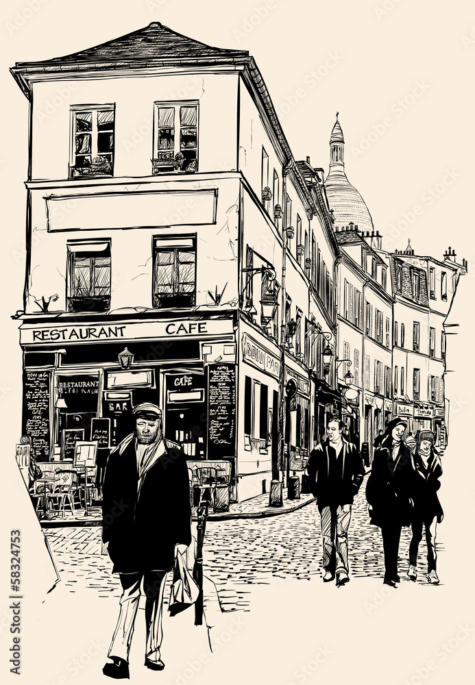 Fototapeta Montmartre Paris