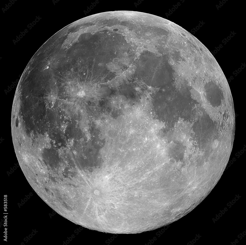 Obraz Pentaptyk full moon