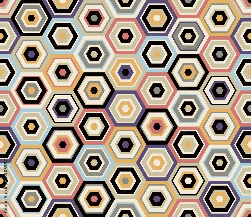 Tapeta seamless hexagon pattern