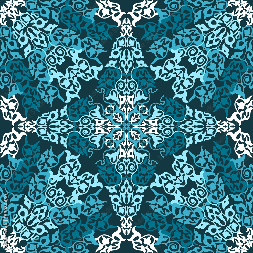 Tapeta Seamless pattern in mosaic