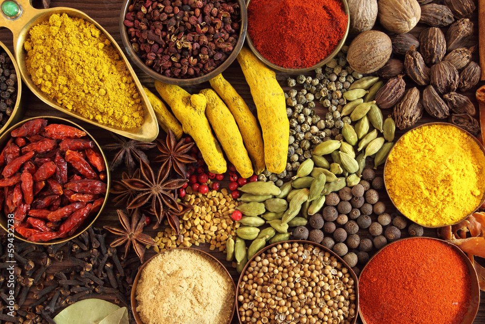 Fototapeta Indian spices