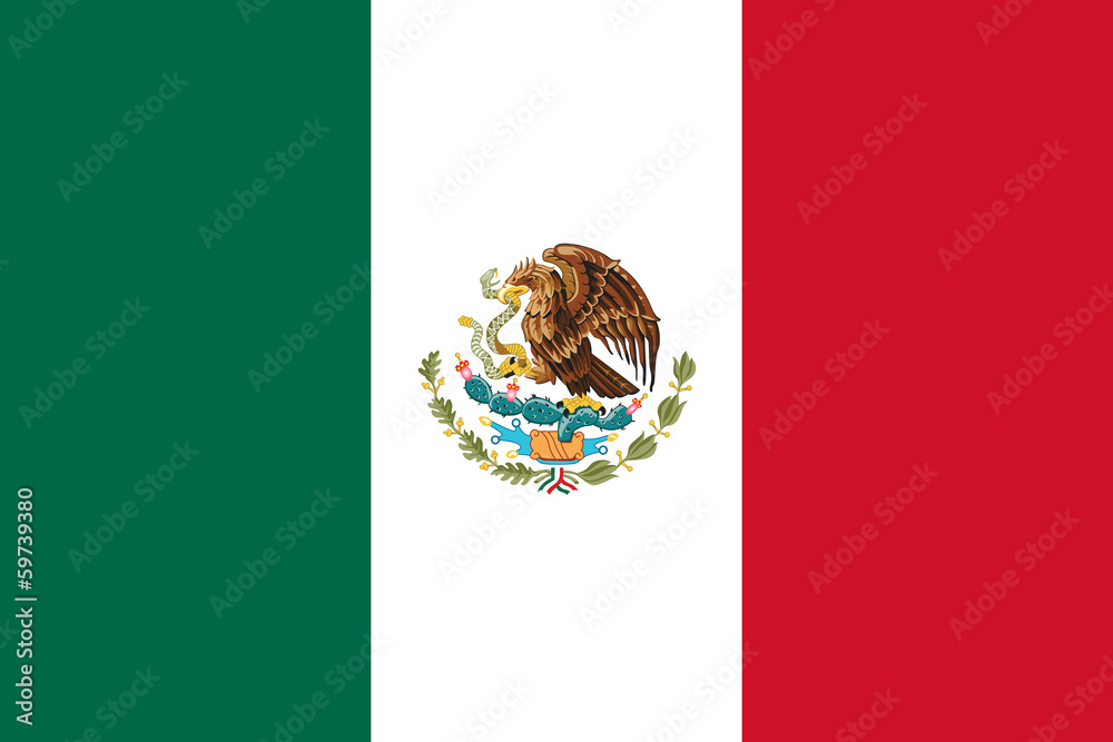 Fototapeta Mexico Flag