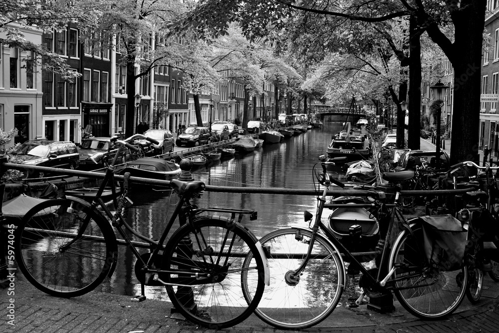 Obraz Kwadryptyk Bloemgracht d'Amsterdam