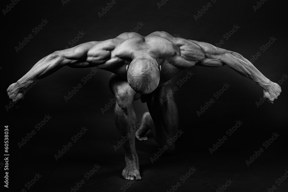 Obraz Kwadryptyk bodybuilding