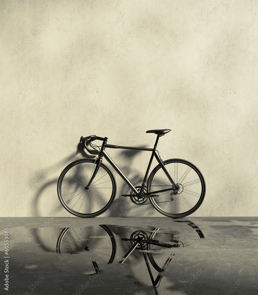 Fototapeta Road racing bicycle  in a