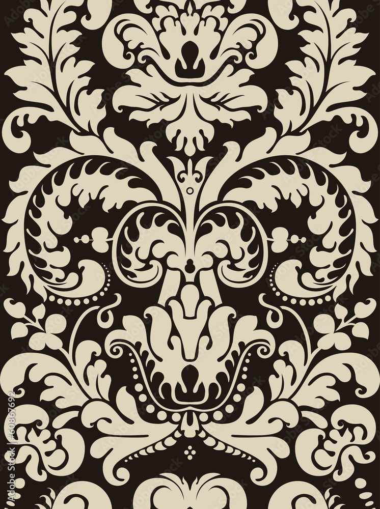 Obraz Tryptyk Floral pattern