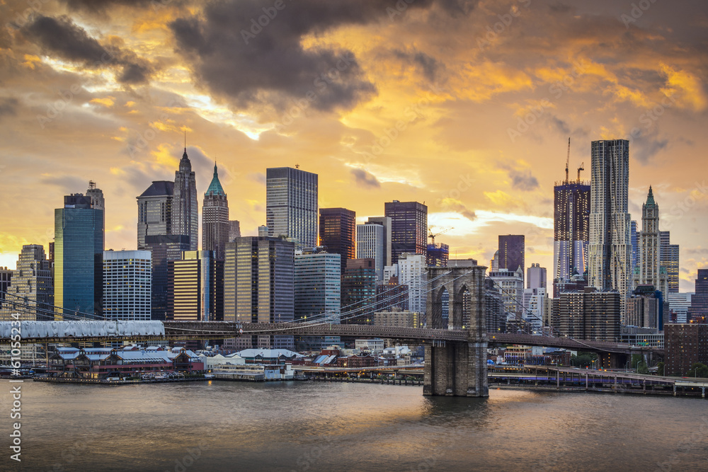 Obraz Pentaptyk New York City Skyline