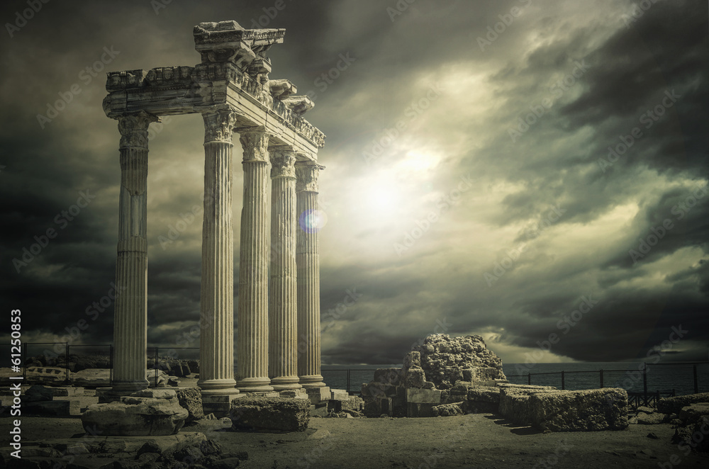 Obraz Kwadryptyk Great Apollon Temple@Antalya