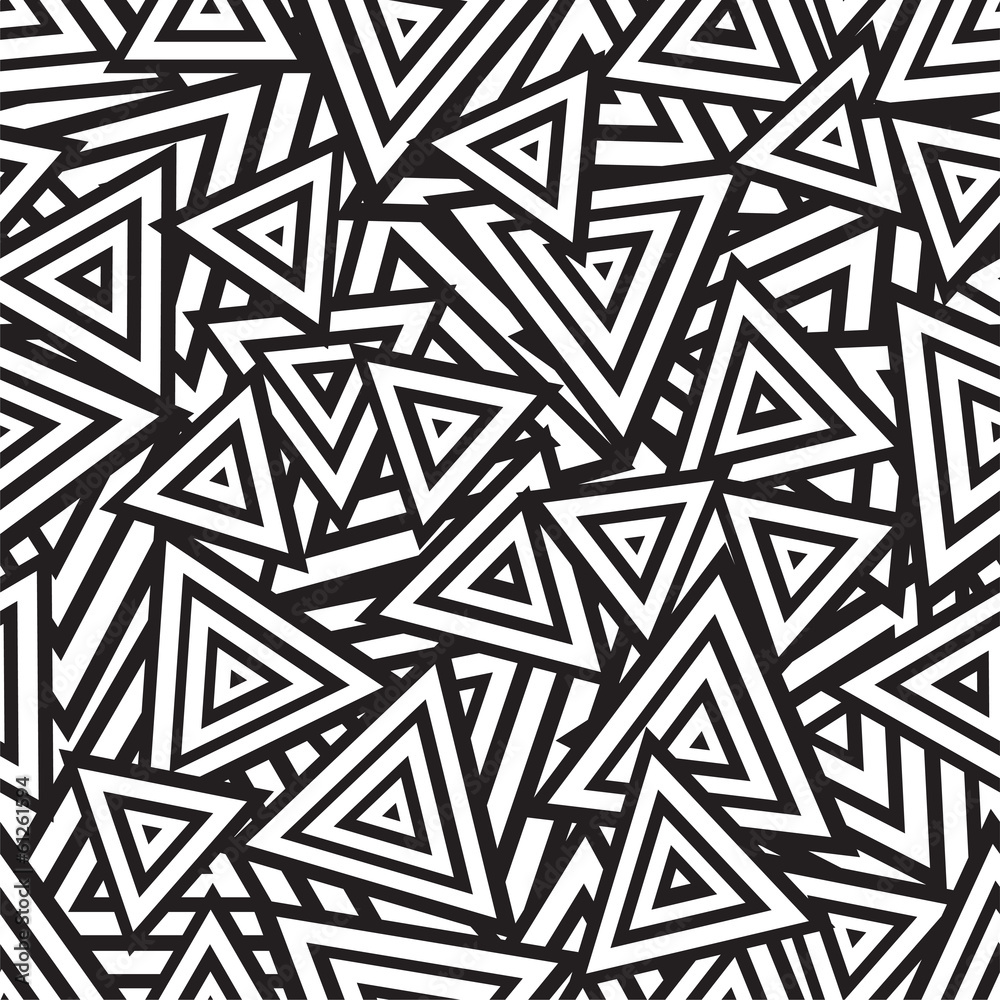 Obraz Tryptyk Abstract black and white