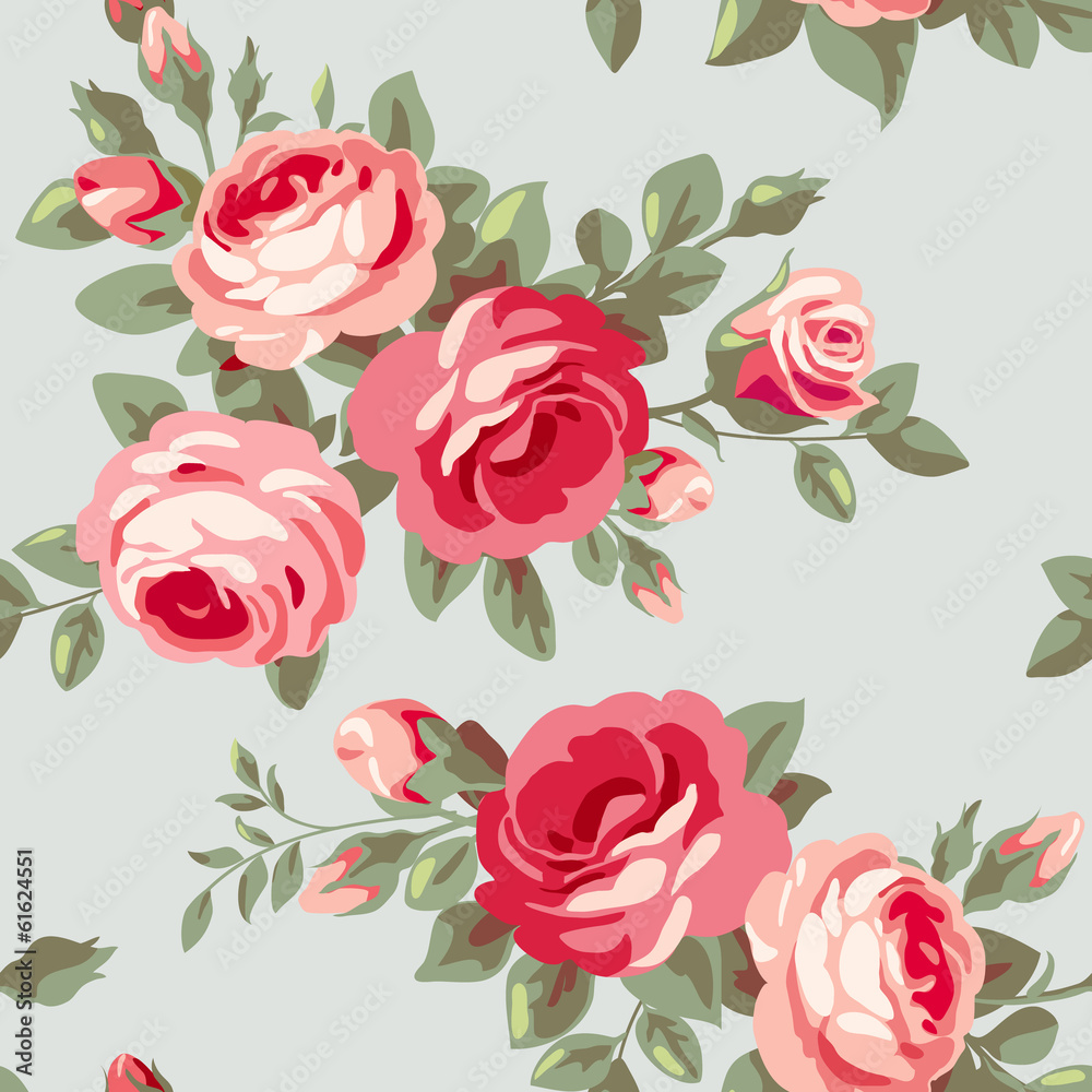 Fototapeta Wallpaper with flowers