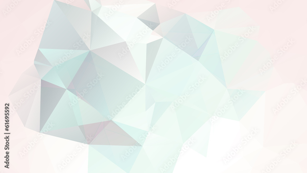 Obraz Pentaptyk soft pastel abstract geometric