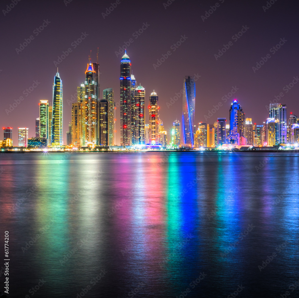 Obraz Tryptyk Dubai Marina.