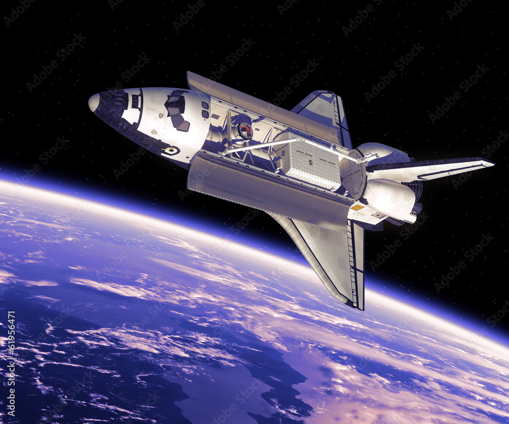 Fototapeta Space Shuttle In Space