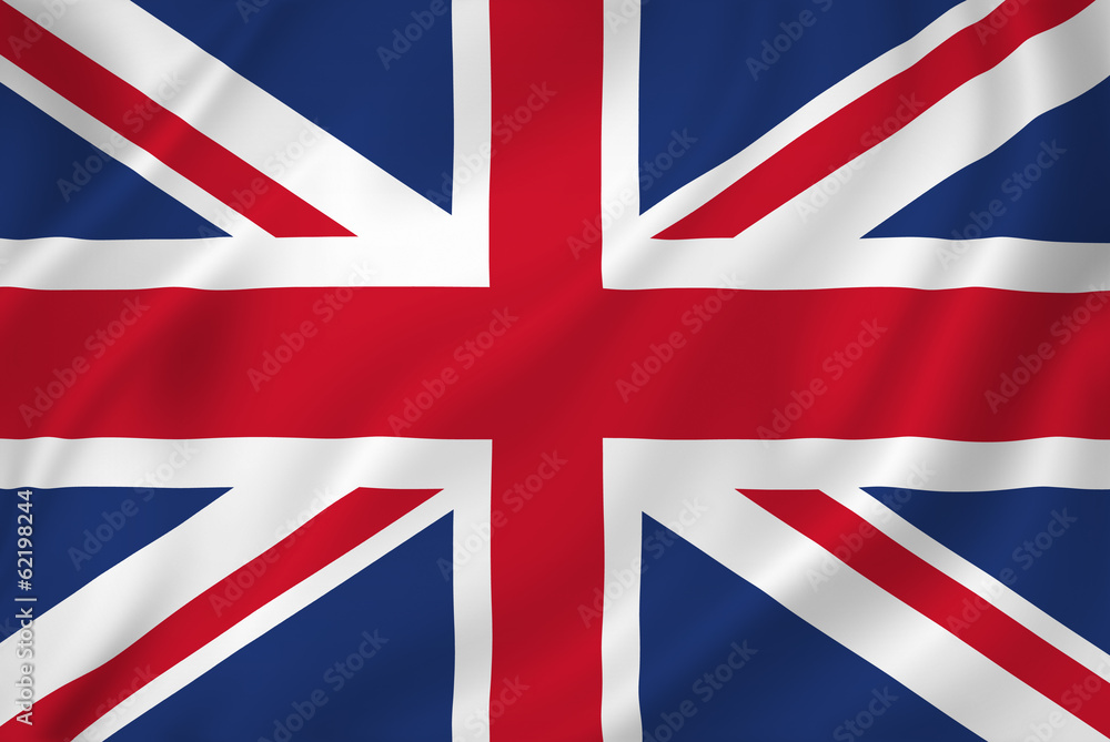 Obraz Pentaptyk British flag