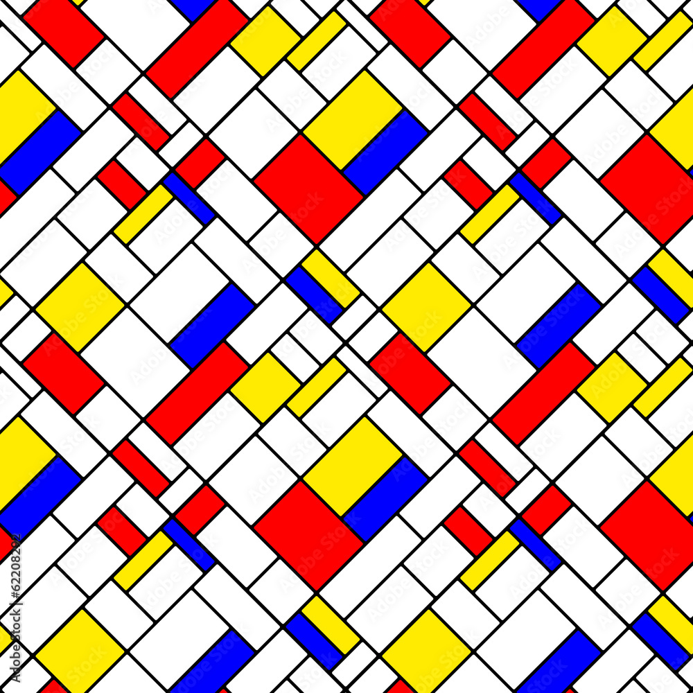 Fototapeta Colorful diagonal geometric