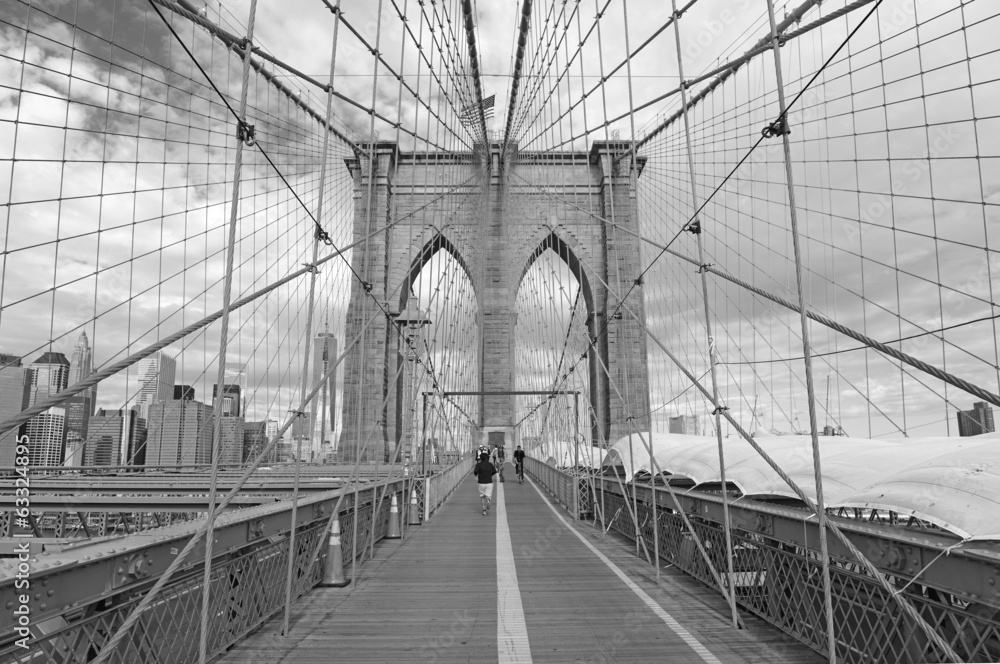 Obraz Kwadryptyk Brooklyn Bridge, New York City