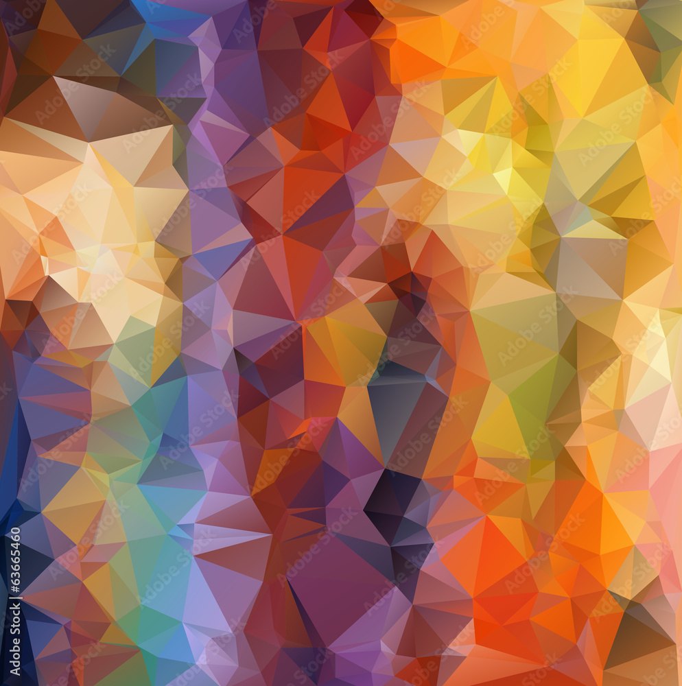 Fototapeta Abstract polygonal background