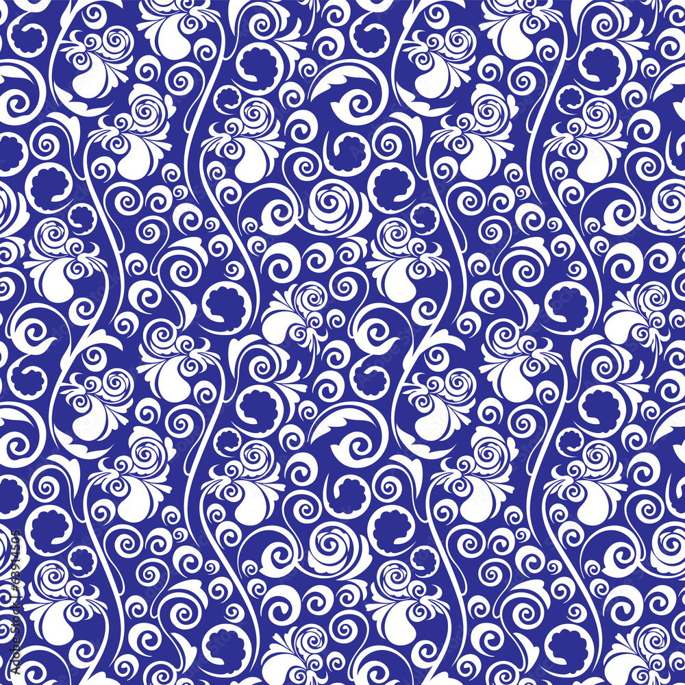Fototapeta Seamless pattern - floral