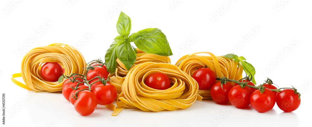 Obraz Pentaptyk Raw homemade pasta and