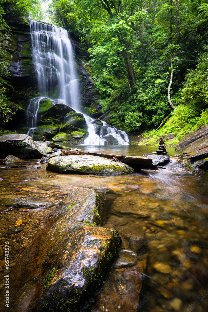 Obraz Tryptyk Upper Catabwa Falls 5