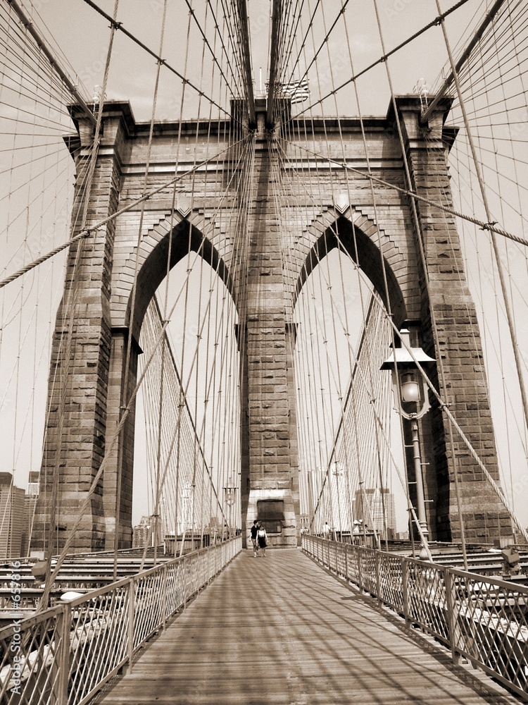 Obraz na płótnie the brooklyn bridge