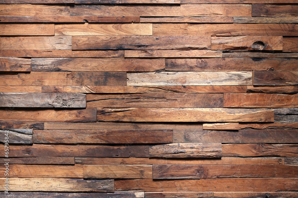 Obraz Pentaptyk timber wood wall texture
