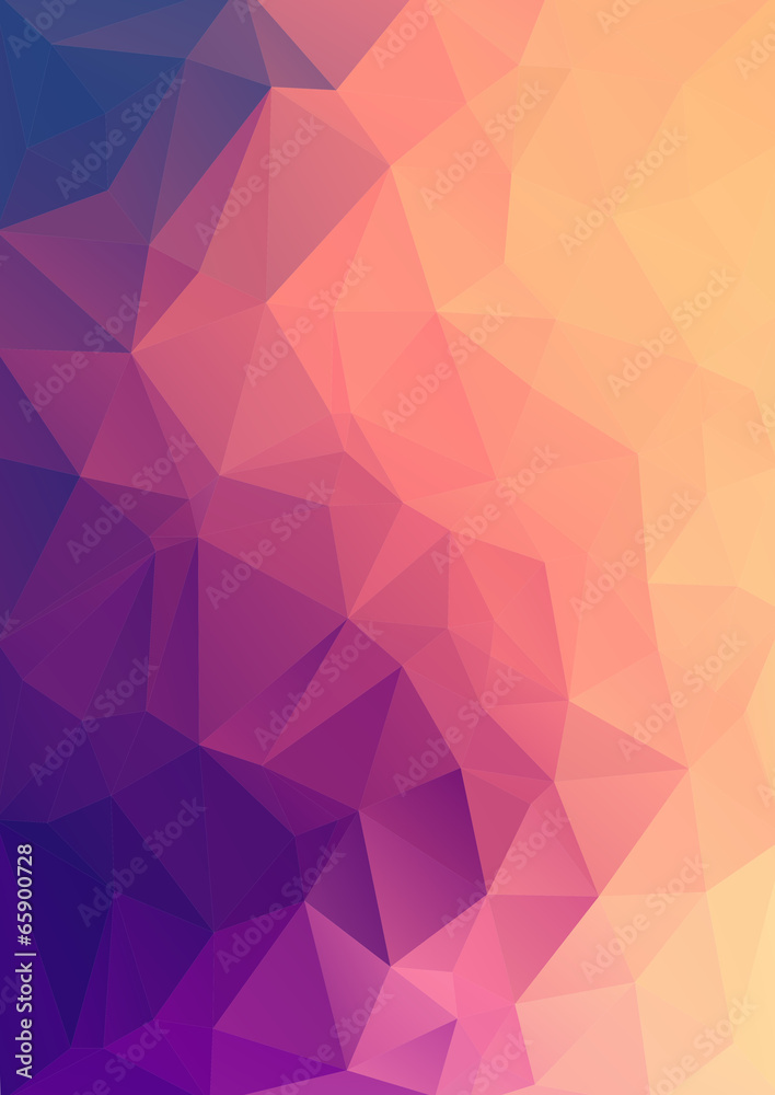 Fototapeta Abstract polygonal background.