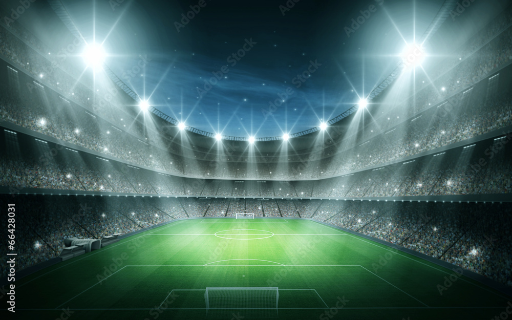 Fototapeta Light of stadium